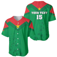 Custom Burkina Faso Football Baseball Jersey Go Champions Les Etalons - Wonder Print Shop