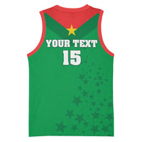 Custom Burkina Faso Football Basketball Jersey Go Champions Les Etalons - Wonder Print Shop