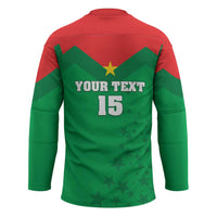 Custom Burkina Faso Football Hockey Jersey Go Champions Les Etalons - Wonder Print Shop