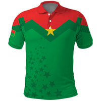 Custom Burkina Faso Football Polo Shirt Go Champions Les Etalons - Wonder Print Shop