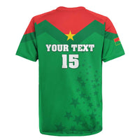 Custom Burkina Faso Football Rugby Jersey Go Champions Les Etalons - Wonder Print Shop