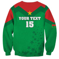 Custom Burkina Faso Football Sweatshirt Go Champions Les Etalons - Wonder Print Shop