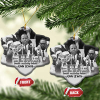 Civil Rights Leaders Good Trouble Spark Ceramic Ornament John Lewis - Wonder Print Shop