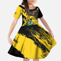 Ghana Eagle Family Matching Long Sleeve Bodycon Dress and Hawaiian Shirt Coat Of Arms - Grunge Style