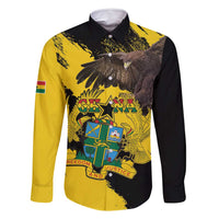 Ghana Eagle Family Matching Summer Maxi Dress and Hawaiian Shirt Coat Of Arms - Grunge Style