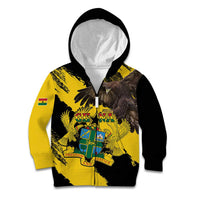 Ghana Eagle Kid Hoodie Coat Of Arms - Grunge Style