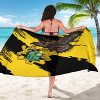 Ghana Eagle Sarong Coat Of Arms - Grunge Style - Wonder Print Shop