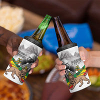 Adwa Victory Day 4 in 1 Can Cooler Tumbler Menelik II and Mount Soloda - Lion Of Judah LT15