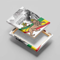 Adwa Victory Day Canvas Wall Art Menelik II and Mount Soloda - Lion Of Judah