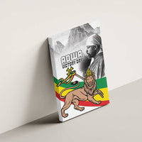 Adwa Victory Day Canvas Wall Art Menelik II and Mount Soloda - Lion Of Judah