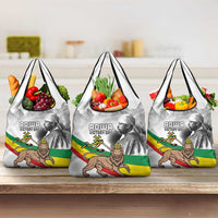 Adwa Victory Day Grocery Bag Menelik II and Mount Soloda - Lion Of Judah