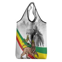 Adwa Victory Day Grocery Bag Menelik II and Mount Soloda - Lion Of Judah