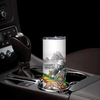 Adwa Victory Day Skinny Tumbler Menelik II and Mount Soloda - Lion Of Judah - Wonder Print Shop