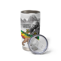 Adwa Victory Day Tumbler Cup Menelik II and Mount Soloda - Lion Of Judah - Wonder Print Shop