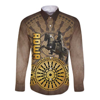 Adwa Victory of Ethiopia Long Sleeve Button Shirt African Victory In The Age Of Empire