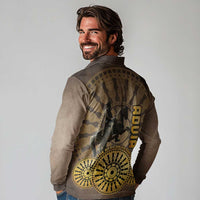 Adwa Victory of Ethiopia Long Sleeve Polo Shirt African Victory In The Age Of Empire