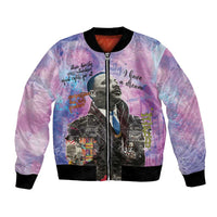 Martin Luther King Jr Bomber Jacket I Have a Dream Graffiti Style - Wonder Print Shop