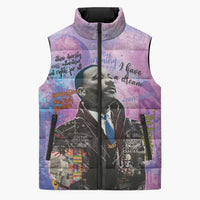 Martin Luther King Jr Sleeveless Puffer Jacket I Have a Dream Graffiti Style - Wonder Print Shop