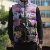 Martin Luther King Jr Sleeveless Puffer Jacket I Have a Dream Graffiti Style - Wonder Print Shop