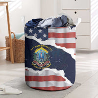 54th Massachusetts Infantry Regiment Laundry Basket American Flag Heritage - Wonder Print Shop