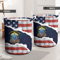 54th Massachusetts Infantry Regiment Laundry Basket American Flag Heritage - Wonder Print Shop