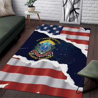 54th Massachusetts Infantry Regiment Area Rug American Flag Heritage - Wonder Print Shop