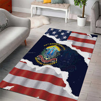 54th Massachusetts Infantry Regiment Area Rug American Flag Heritage - Wonder Print Shop
