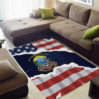54th Massachusetts Infantry Regiment Area Rug American Flag Heritage - Wonder Print Shop