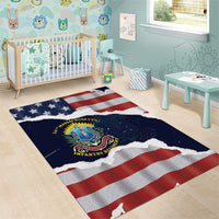 54th Massachusetts Infantry Regiment Area Rug American Flag Heritage - Wonder Print Shop