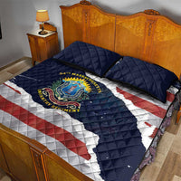 54th Massachusetts Infantry Regiment Quilt Bed Set American Flag Heritage - Wonder Print Shop