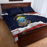 54th Massachusetts Infantry Regiment Quilt Bed Set American Flag Heritage - Wonder Print Shop