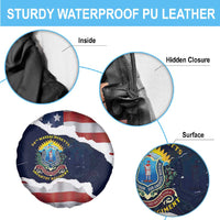 54th Massachusetts Infantry Regiment Spare Tire Cover American Flag Heritage - Wonder Print Shop