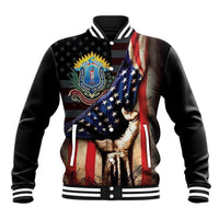 54th Massachusetts Infantry Regiment Baseball Jacket Flag of Freedom - Wonder Print Shop