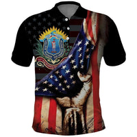 54th Massachusetts Infantry Regiment Polo Shirt Flag of Freedom - Wonder Print Shop