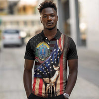 54th Massachusetts Infantry Regiment Polo Shirt Flag of Freedom - Wonder Print Shop