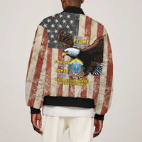 54th Massachusetts Infantry Regiment Sleeve Zip Bomber Jacket American Eagle - Wonder Print Shop