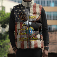 54th Massachusetts Infantry Regiment Sleeveless Puffer Jacket American Eagle - Wonder Print Shop
