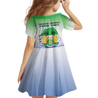 Personalised Sierra Leone Family Matching Long Sleeve Bodycon Dress and Hawaiian Shirt Happy Independence Day