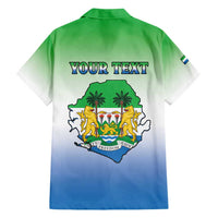 Personalised Sierra Leone Hawaiian Shirt Happy Independence Day