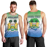 Personalised Sierra Leone Men Tank Top Happy Independence Day