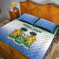 Sierra Leone Quilt Bed Set Happy Independence Day