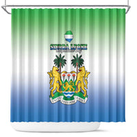 Sierra Leone Shower Curtain Happy Independence Day