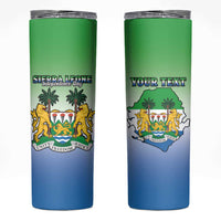 Personalised Sierra Leone Skinny Tumbler Happy Independence Day