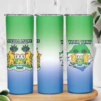 Personalised Sierra Leone Skinny Tumbler Happy Independence Day