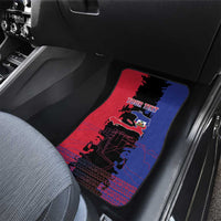 Personalised Haitian Heritage Month Car Mats Citadelle Laferriere Dashiki Pattern