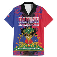 Personalised Haitian Heritage Month Family Matching Mermaid Dress and Hawaiian Shirt Citadelle Laferriere Dashiki Pattern