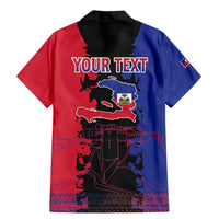 Personalised Haitian Heritage Month Family Matching Mermaid Dress and Hawaiian Shirt Citadelle Laferriere Dashiki Pattern