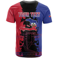 Personalised Haitian Heritage Month T Shirt Citadelle Laferriere Dashiki Pattern