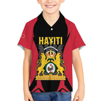 Personalised Empire dHayiti 1804–1806 Kid Hawaiian Shirt Coat Of Arms Flag Style