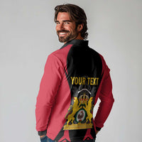 Personalised Empire dHayiti 1804–1806 Long Sleeve Polo Shirt Coat Of Arms Flag Style